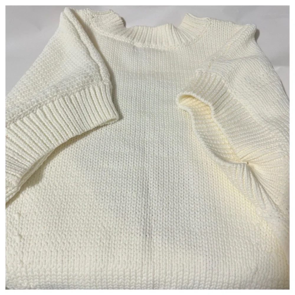 NWT Anthropologie Maeve The Pippa Crew-Neck Strawberry Sweater Cap-Sleeve XL - Picture 13 of 14